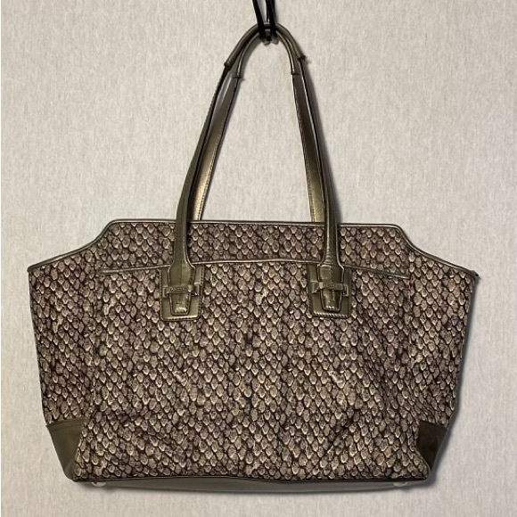 Coach Handbags - Coach Taylor carryall, snake print ,shoulder bag